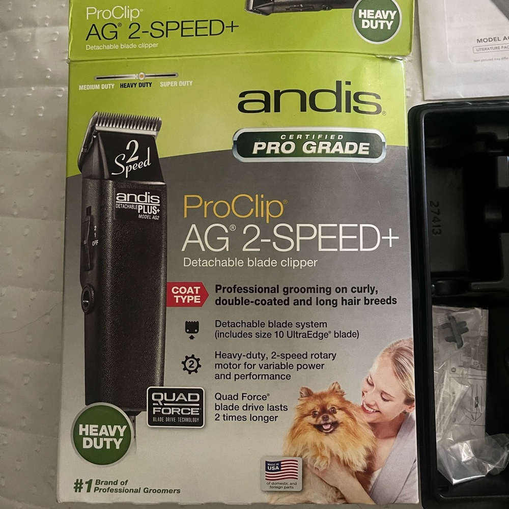 Andis ProClip AG 2-Speed+ clippers for dogs
